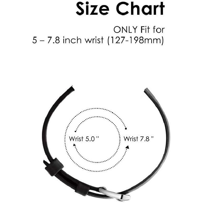 Compatible for ITOUCH AIR 4 Bands, 24mm Slim Vintage Leather Strap Replacement for Women, Man, Wristband Accessories Compatible for ITOUCH AIR 4 41mm