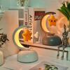 2 In 1 Bluetooth Speaker Music Player Night Light Wireless Music Player Star & Moon Night Lamp Romantic Gift