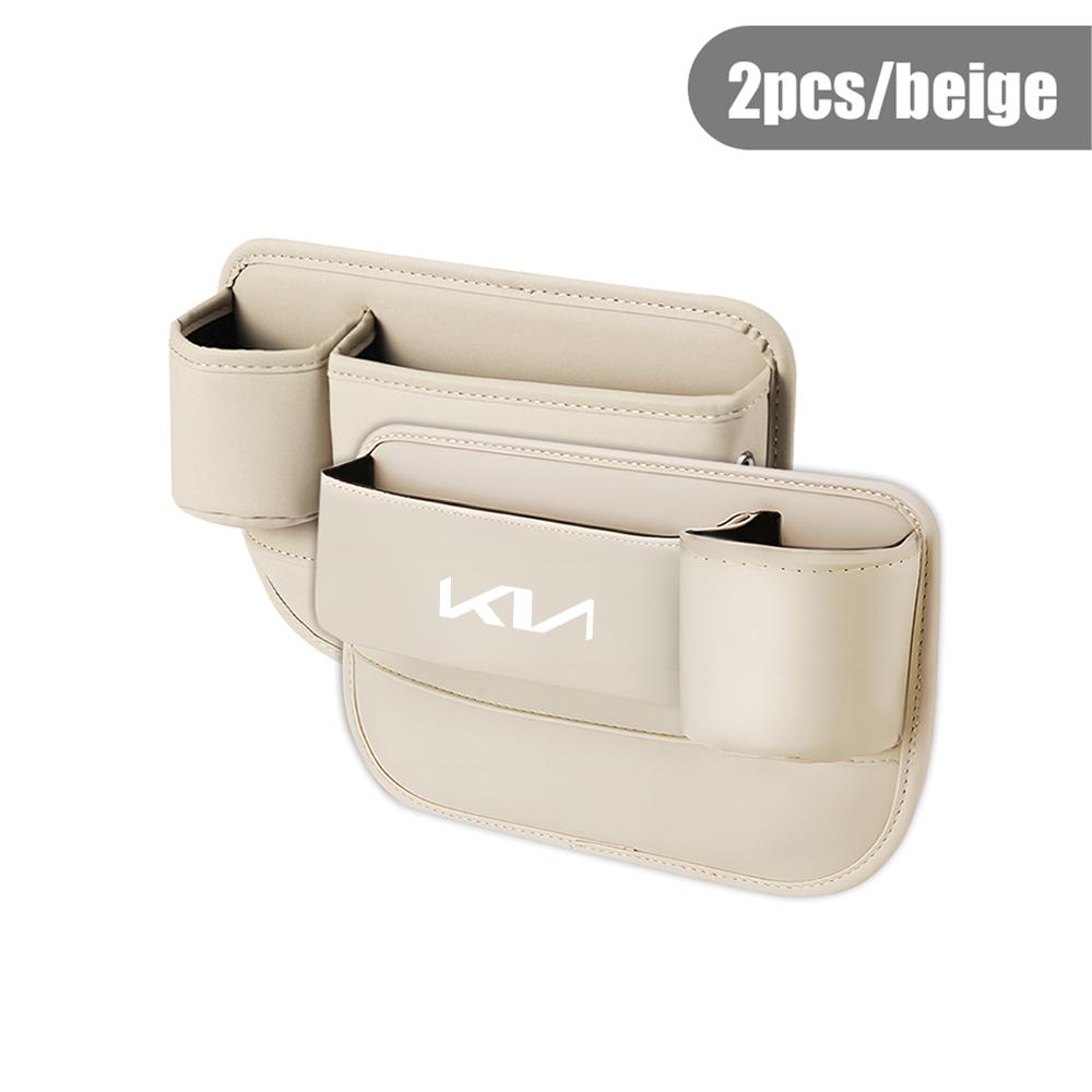 Car Seat Gap Storage Plug Strip Water Cup Storage Box For KIA KN Sportage Ceed Sorento Cerato Optima Picanto Rio Soul K5 Stonic CP6