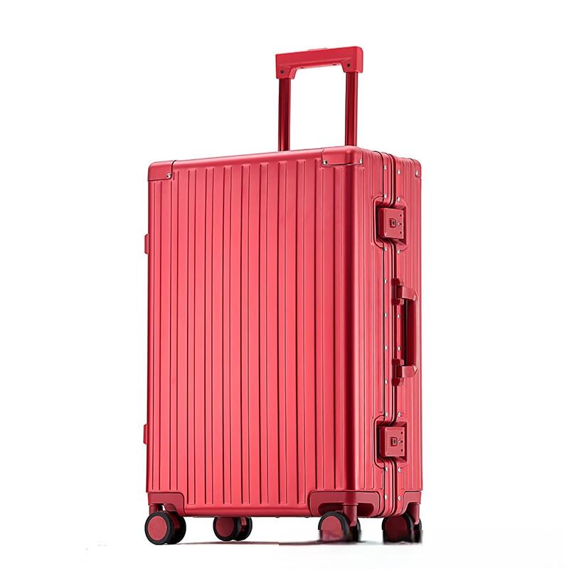 Premium All-Metal Aluminum Alloy Travel Luggage 24 inches