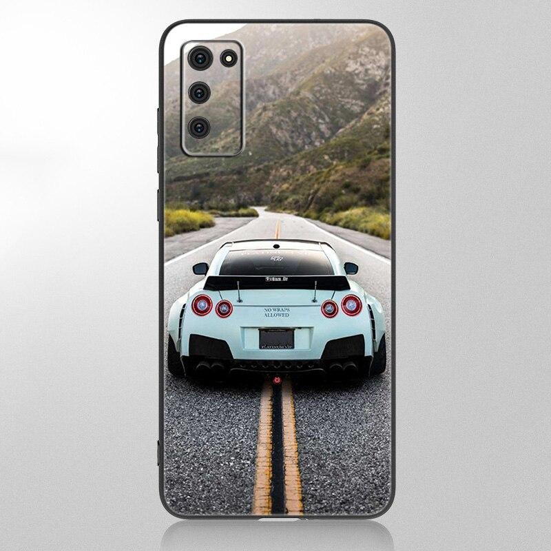 Cool Sports Car Phone Case For Samsung Galaxy A12 A02S A22 A32 A52 A72 A71 A51 A41 A31 A21 A11 A50 A70 A10S A20S Black Cover