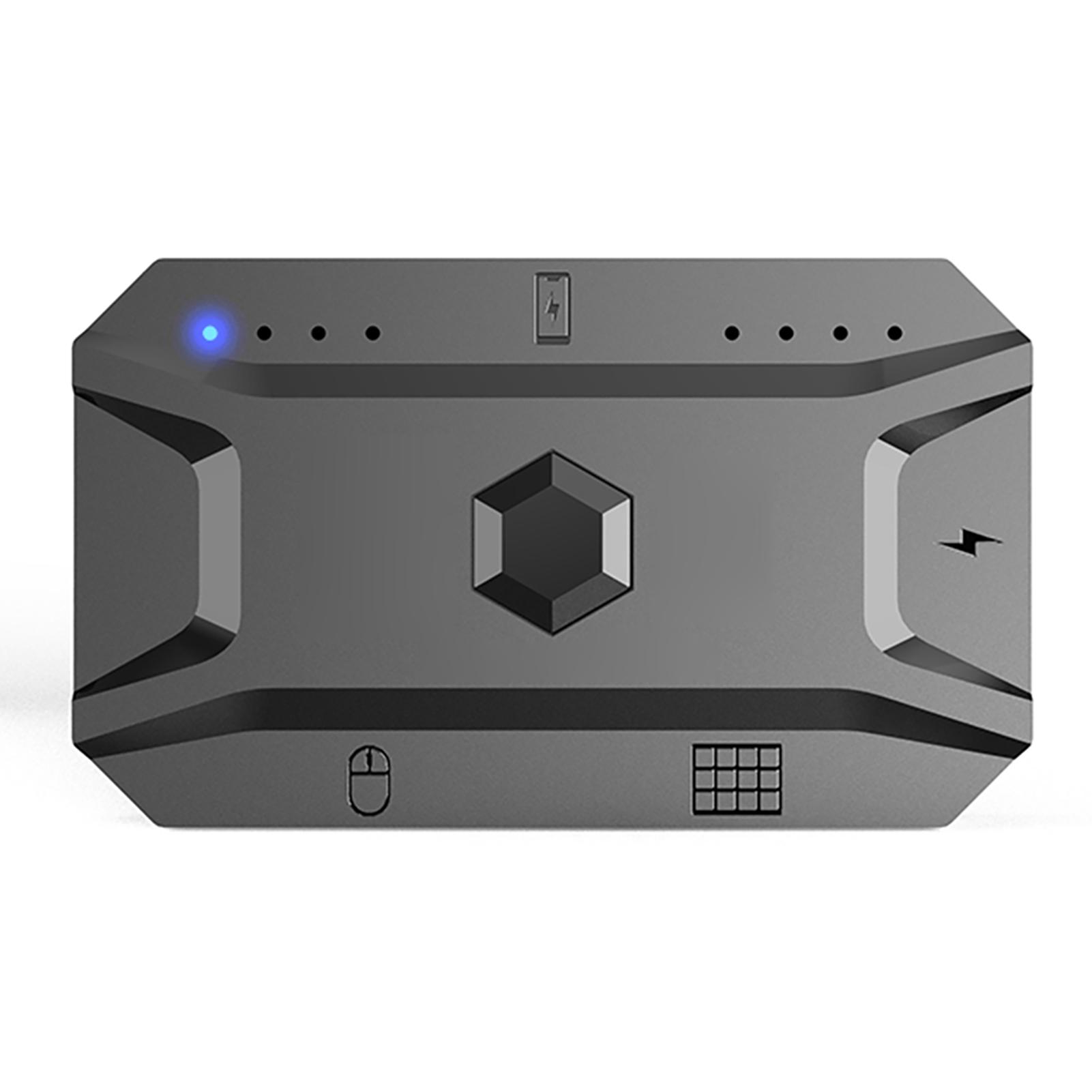 

Конвертер клавиатуры и мыши Портативный адаптер клавиатуры и мыши для мобильных игр Подключение BT5.0 Поддержка системы Android Black