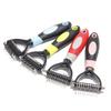 Grooming Comb Pet Hair Combing Hand-held Design Colorful Shedding Hair Remover for Pets