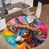 1PC donkey sombrero Office Round Area Rug, Under Office Chairs Bedroom Living Room Home Decor, Carpet for Office -1110017