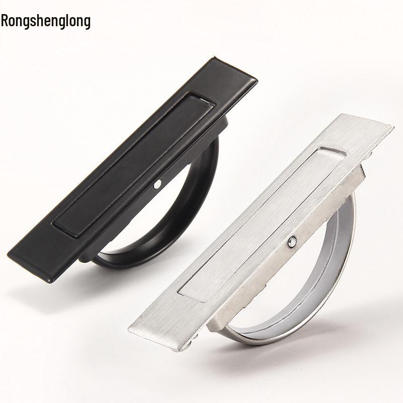 Tatami Hidden Buckle Invisible Zinc-Aluminum Rotating Handle