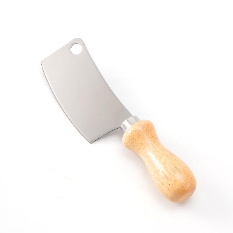 

ZISIZ Mini Stainless Steel Butter Cheese Knives - 15 Pack with Vase-Style Wooden Handles