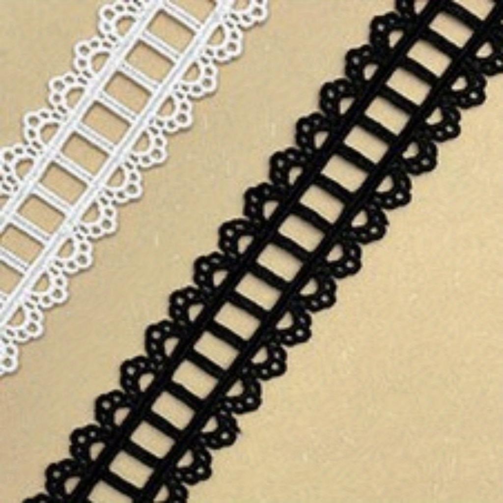 3 size staircase milk silk lace can be worn with woven tape, hollowed out fine thread, water-soluble lace, Lolita DIY clothing accessories