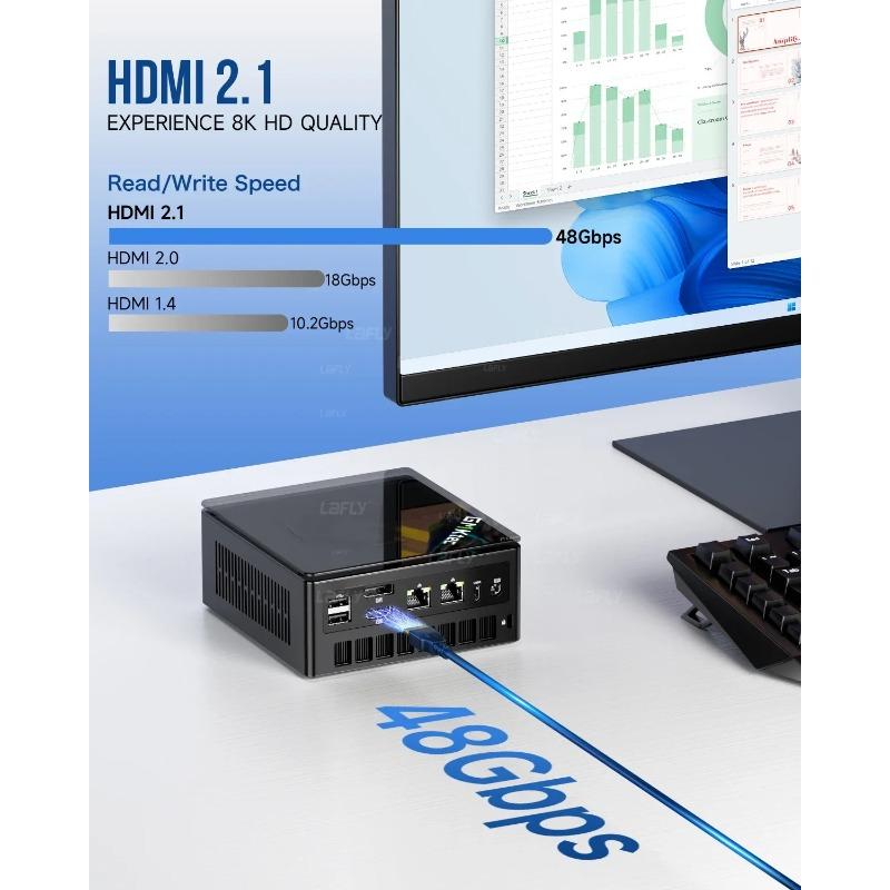 GMKtec K8Plus Mini-PC AMD R7-8845HS Window11 Pro AMD Radeon™ 780M Oculink PCIE*4 DDR5 5600MHz SSD Wifi 6 Desktop-Gaming-Computer