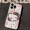 Big Head Hello Kitty for iPhone15promax/14/13/12 Mobile Phone Case 11p Apple 16PRO Color Silver