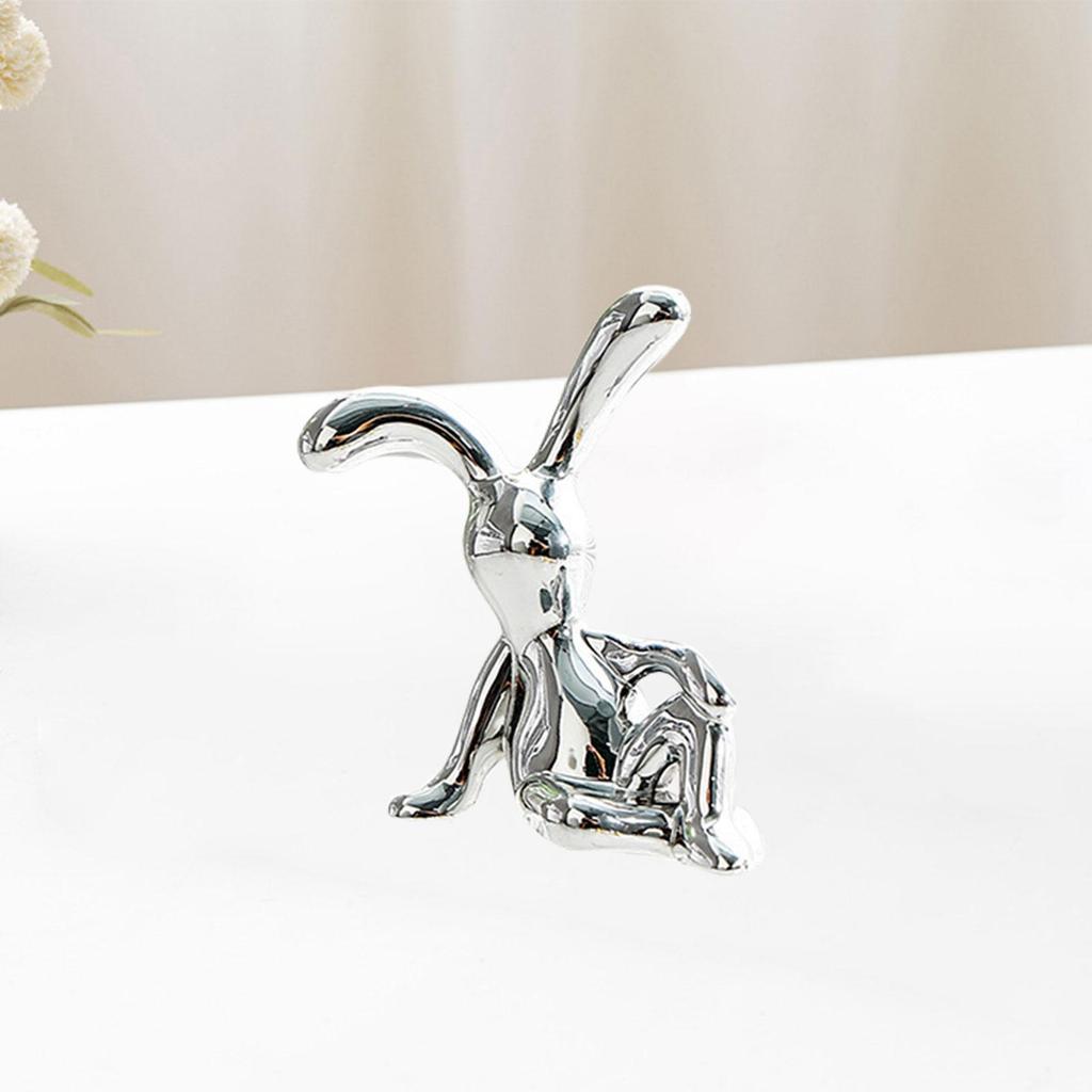 Figurine for Living Room Coffee Table, Mini Electroplated Girls