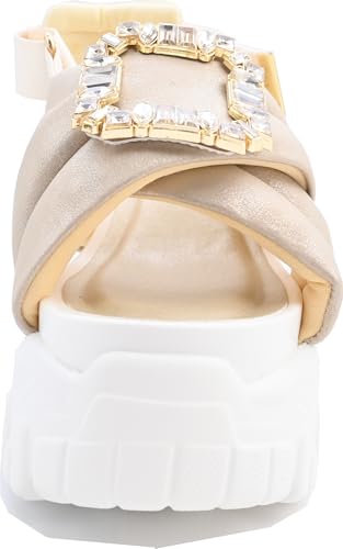 [Yosuke] Thick-soled back belt sandals