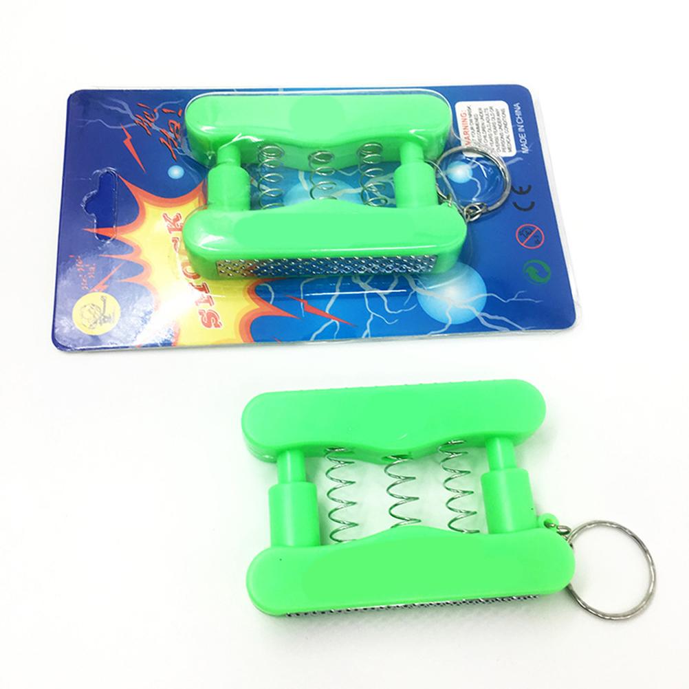 Zufällige Farbe Lustiger Elektroschock Handgriff Schlüsselanhänger Mini Sicherheit Aprilscherz Streich Trick Spielzeug