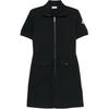 Solid Color Polo Pocket Short Sleeve Dress Women Dresses Navy-Blue K10938I00012899V9778