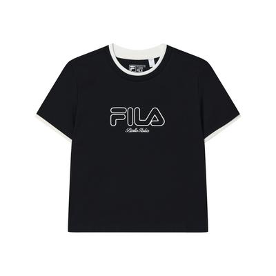 Original Classic Versatile Fashion Knit Short Sleeve T-Shirt Women Tops F11W539107F-NV