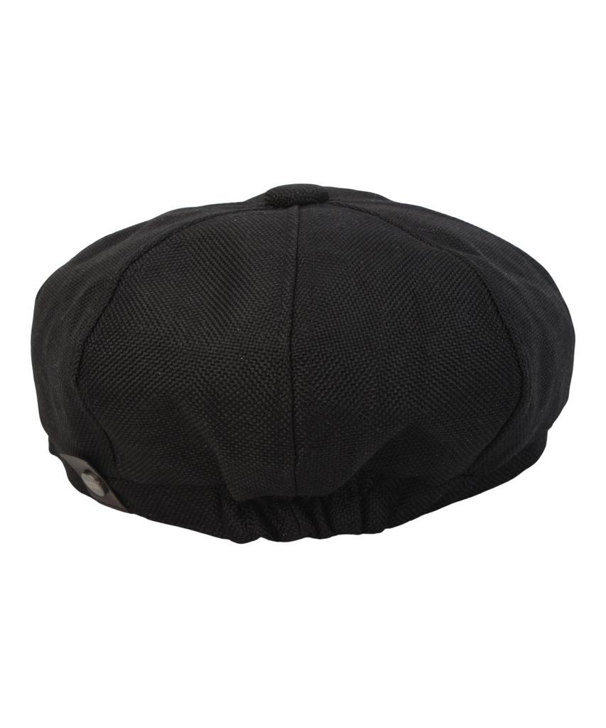 Yunibeosyeolkemiseuteuli Linen Logo Black Banding Hunting Cap