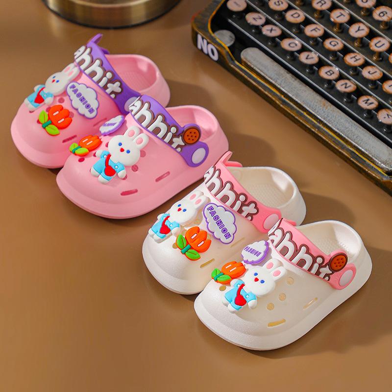 New Boy2-6Toddler Baby Cute Cartoon Non-Slip Girls Baby Children's Clogs