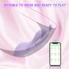 Silikon APP Tragbare Unterwäsche Starker Vibrator, Klitorisstimulation Masturbator, Paare Erwachsene Sexy Sexspielzeuge, Sexspielzeuge 18+