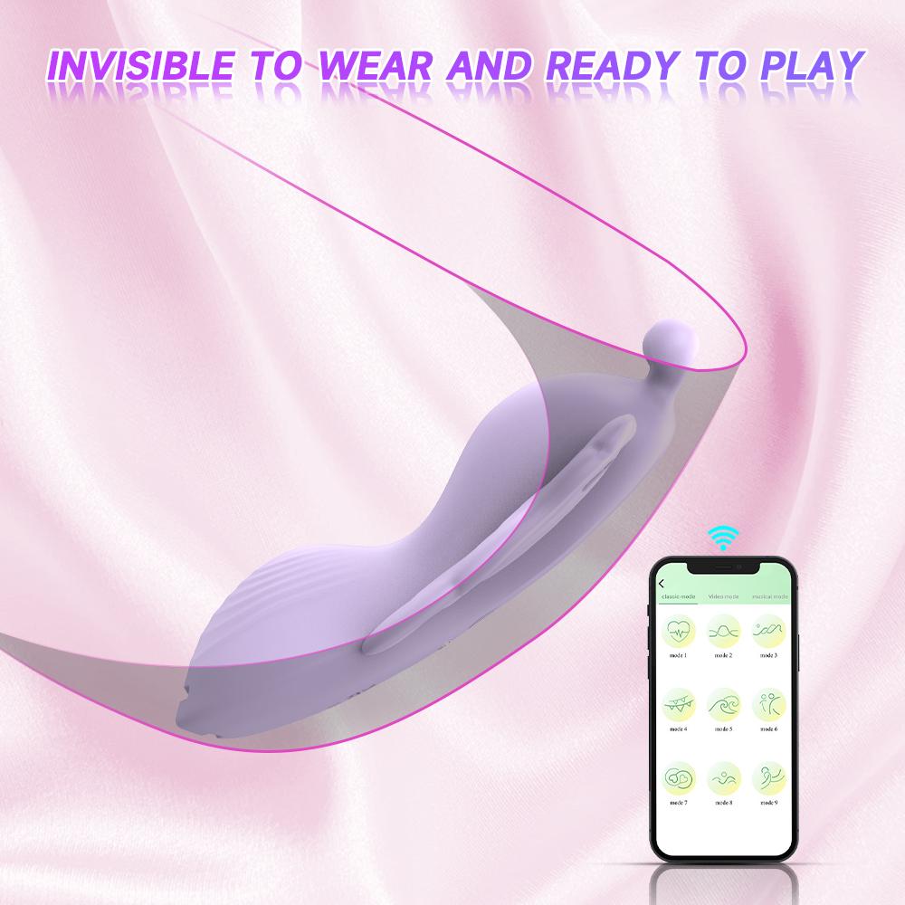 Silicone APP Wearable Underwear Powerful Vibrator, Clitoral Stimulation Masturbator, Couples Adult Sexy Sex Toys, Sex Toys 18+