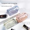 Large Capacity Transparent Nylon Mesh Coin Purse & Key Card Holder