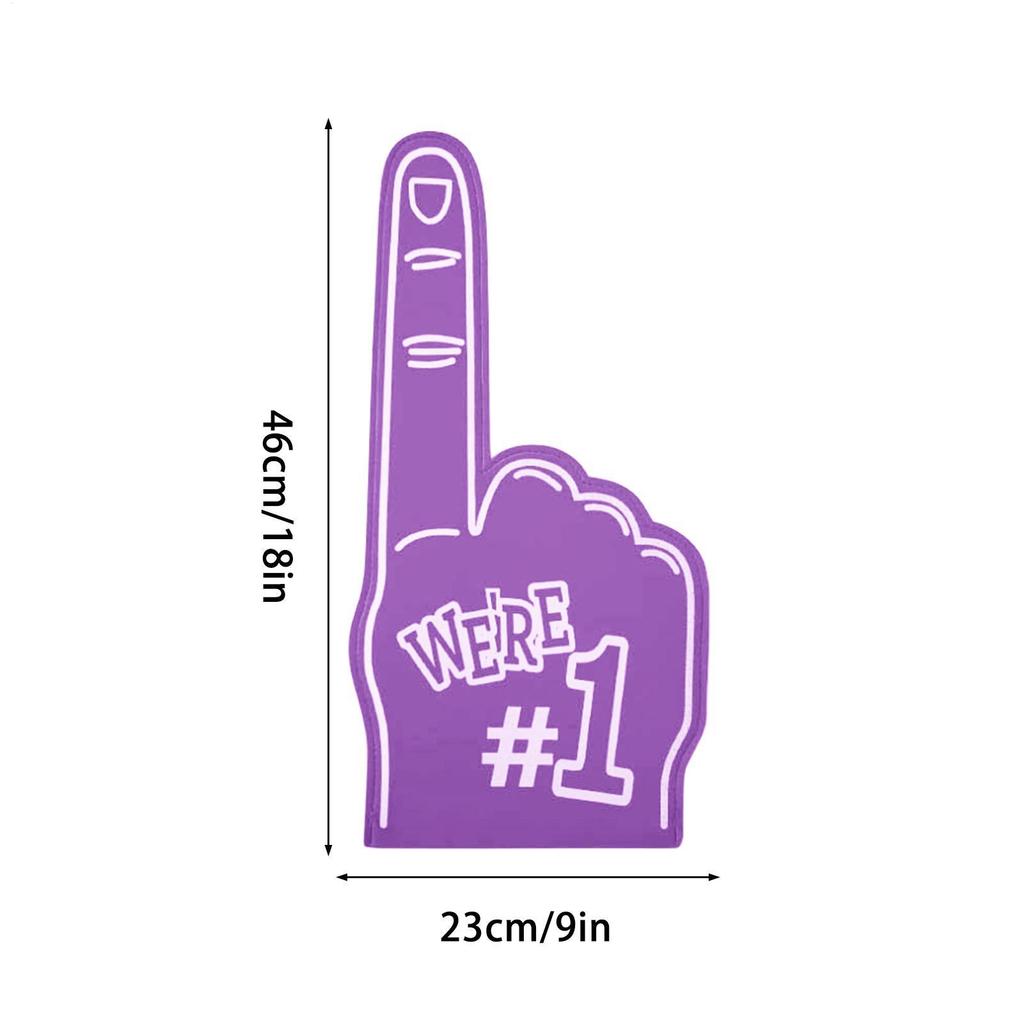 Giant Foam Finger Universal Cheerleading Inspiring EVA Cheering Hand Number 1 Foam Fan Finger For Celebrating Pom Poms