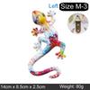Creative Color House Lizard Statue Figurine Resin Sculpture Cabinet Wall Hang Home Office Bar Store Decoration Ornament Crafts