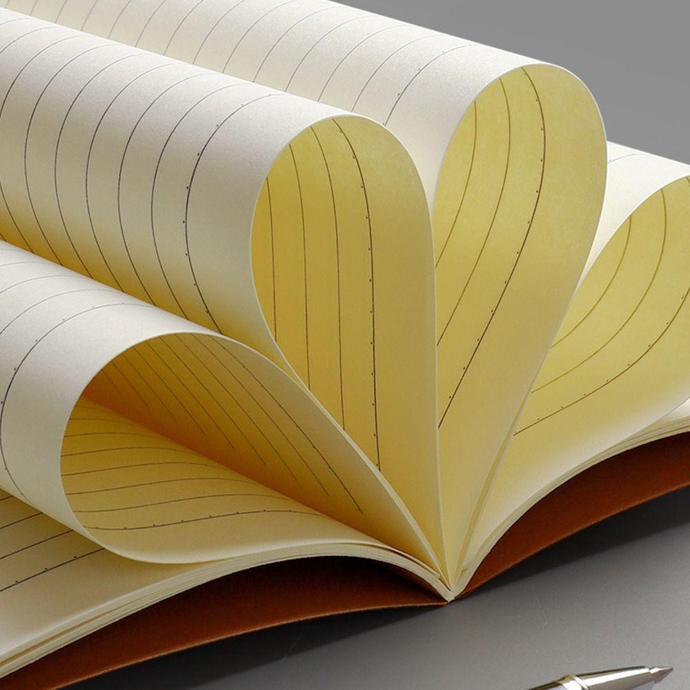 Kraft Cover Notebook Grid/Lined/Blank Notepad Vintage Writing Book  Gift