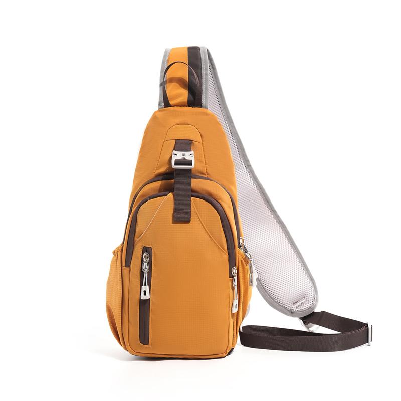 Lightweight Nylon Sling Bag for Men Women Crossbody Chest Backpack Travel Shoulder Purse