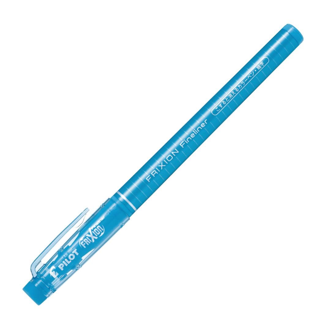 Pilot FriXion Fineliner Erasable Color Light 10 SFFL120F10LB Pens, Blue, Pens,