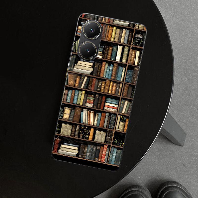 

Read Books illustration Reading Phone Case Cover for Xiaomi Poco X6 X5 X7 Pro F7 Ultra Redmi 15C 15 13C 13 12C 12 10C 10 10A 9C Xiaomi Poco X5 Pro