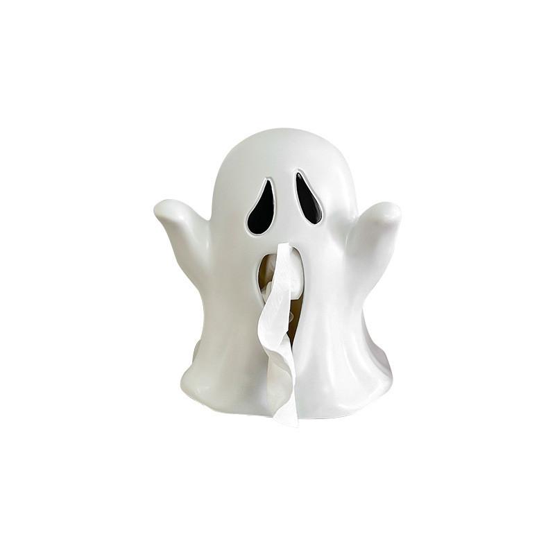 Ghost Tissue Box Home Decor With Modern Design For Living Room And Bathroom Use