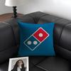 D-Domino'S Pizza Brand Cushion Cover Natural Linen Organic Fabric Double-Sided Printing Sofa Home Decor Gift Pillow Case