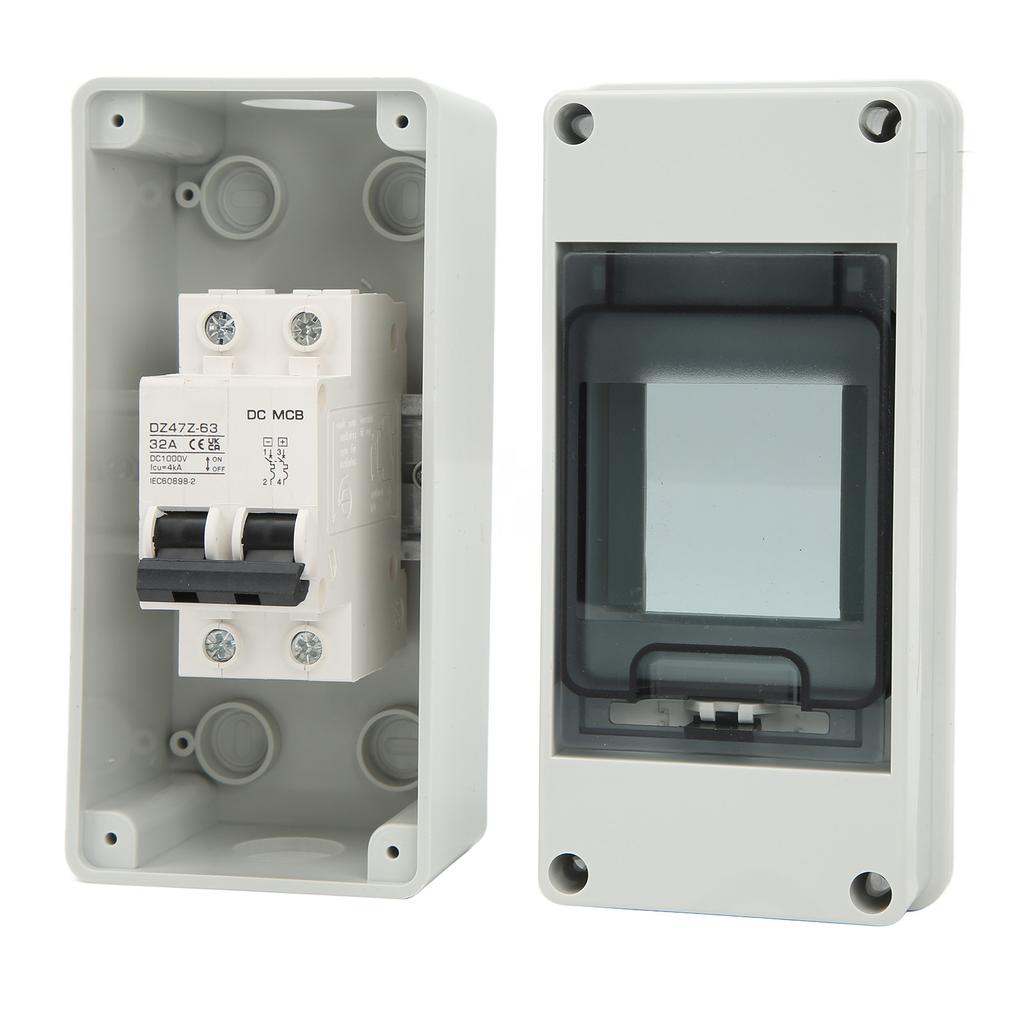 Întrerupător automat miniatural 2P DZ47Z 63 32A Impermeabil 4000A Capacitate de rupere Întrerupător automat de curent continuu 1000V