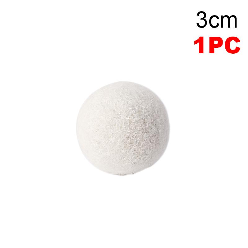 6pcs Reusable Wool Dryer Balls Home Washing Fleece Drying Laundry Ball Clothes Softener Washing Machine Accessories 3/4/5/6/7cm