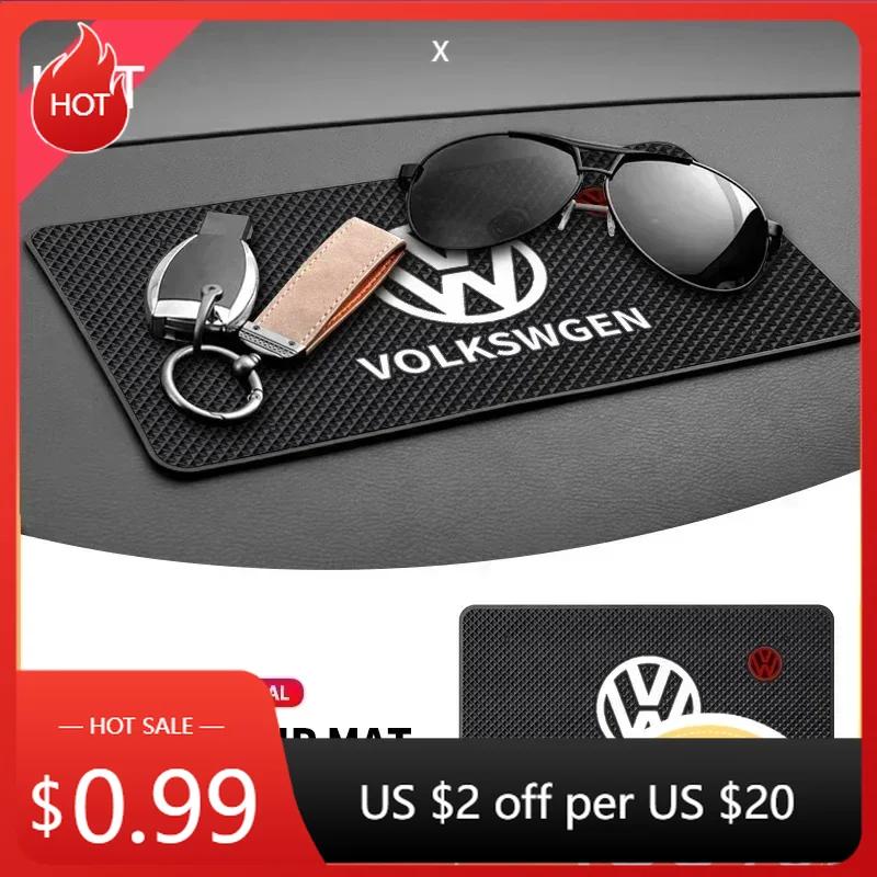 

Новий автомобільний силікагелевий протиковзкий килимок на панель приладів для телефону, сонцезахисних окулярів, протиковзка накладка для VW Volkswagen Golf Polo Passat Touran Автомобільний аксесуар