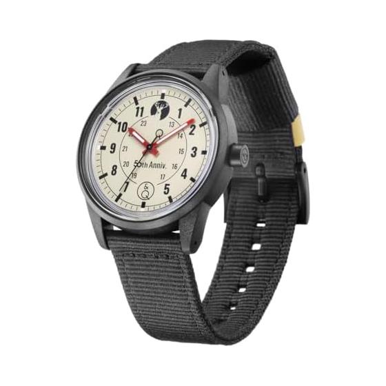 

CAPTAIN STAG [50th Anniversary Limited Product] Clock Watch Q&Q Smile SolarCAPTAIN STAG 50th Watch Black 40mm U-1439