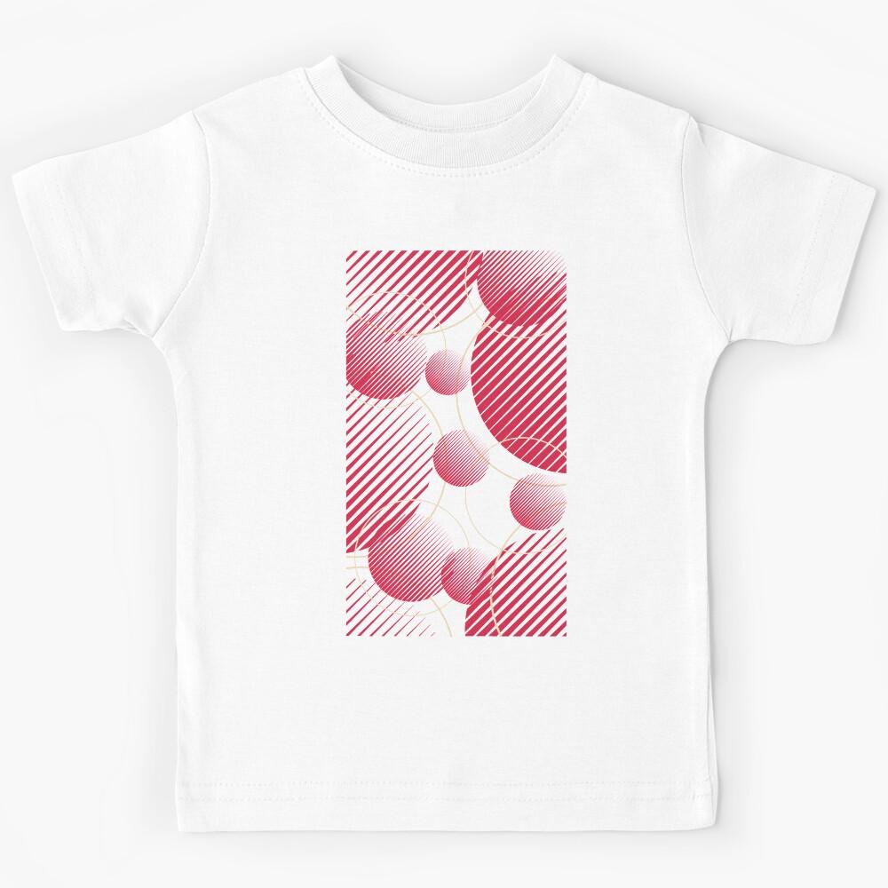 BUBBLE RED Kids T-Shirt 140