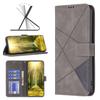 BINFEN COLOR For Infinix Note 40 Phone Cases Wallet Stand Geometry Imprinted Leather Cover