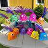 Pull Hair Screaming Fidget Monster Toy Soft BPA-Free Squeaky Sound Decompression Toy for Adult Office Stress Relief Home Play