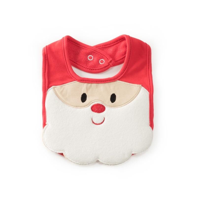 Christmas Baby Bibs Cotton Baberos Santa Claus Bavoir Saliva Towel for Boys Girls Babero Slabbetjes B