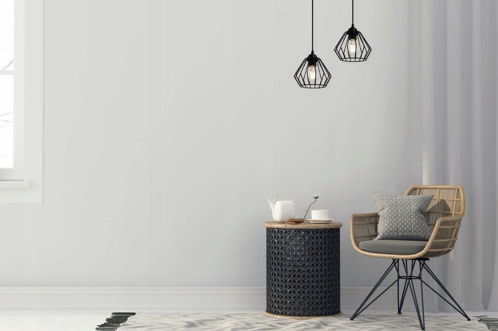 LOFT HANGING LAMP DIAMOND EDISON RETRO LED