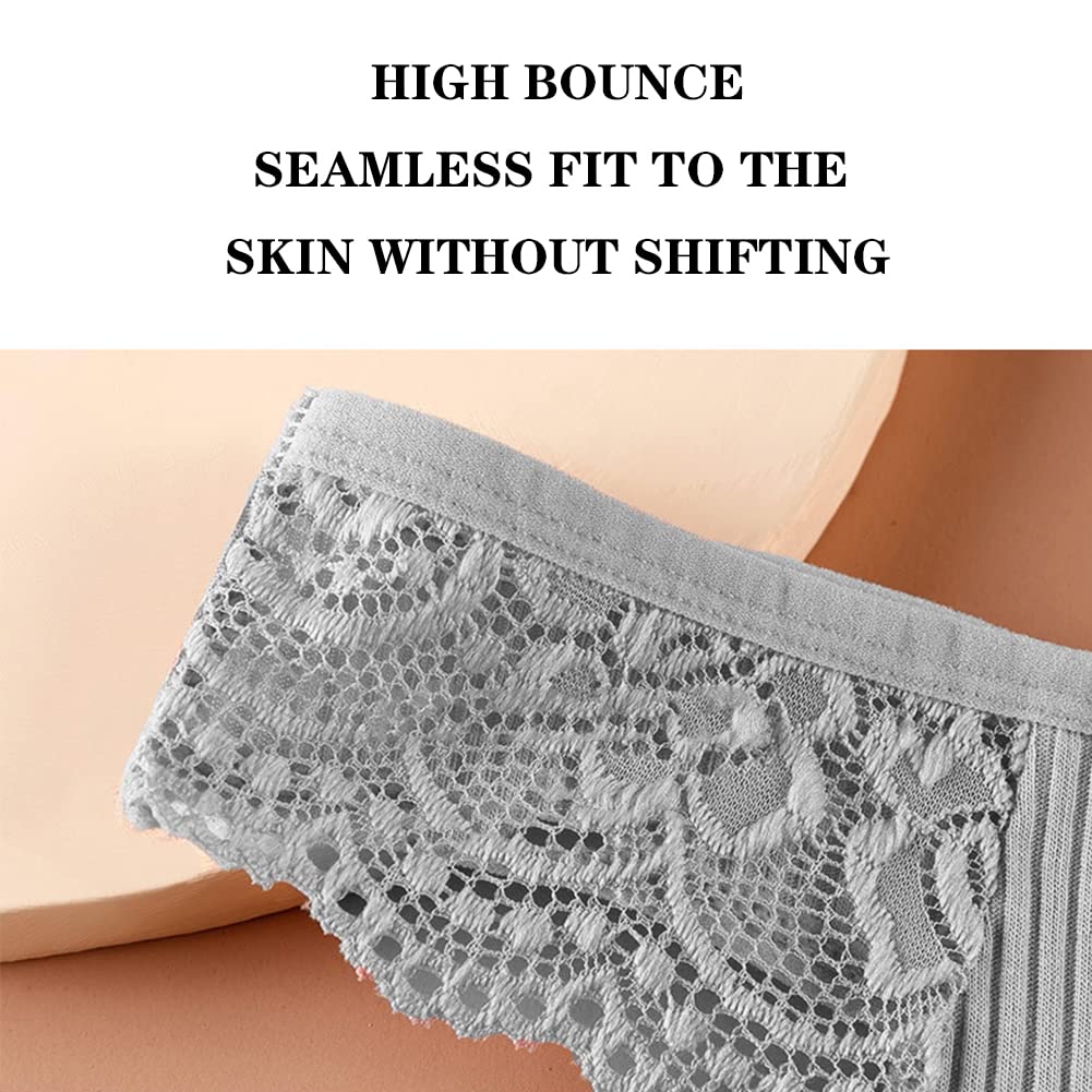 Love Seamless Panties with Back Seamless Sexy Lingerie Lucky Panties 5 Colors Child's Women's T-Back Lace, Bag, 5-Piece Set, Low-Rise (LL, - 2)