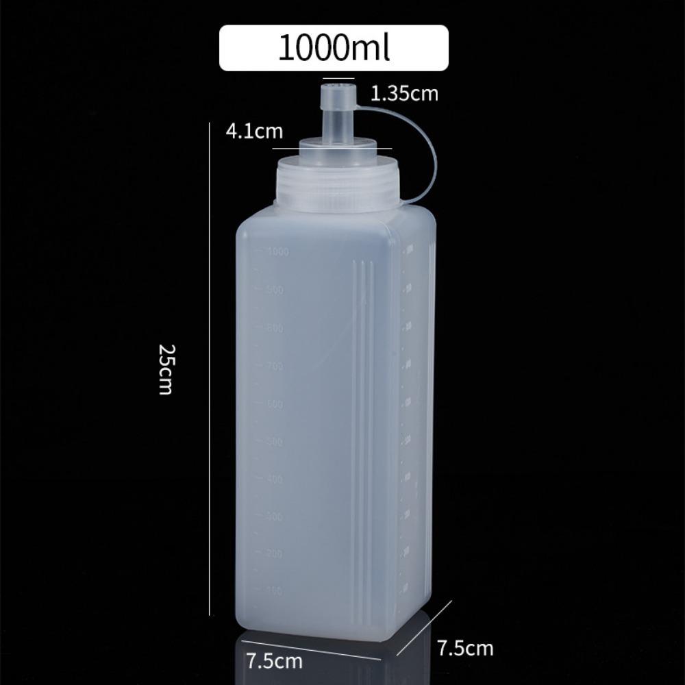 

Plastic Squeeze Bottle 1000ml Squeeze Condiment Bottle with Lid Jam Salad Dressing Storage Dispenser Kitchen Accessories