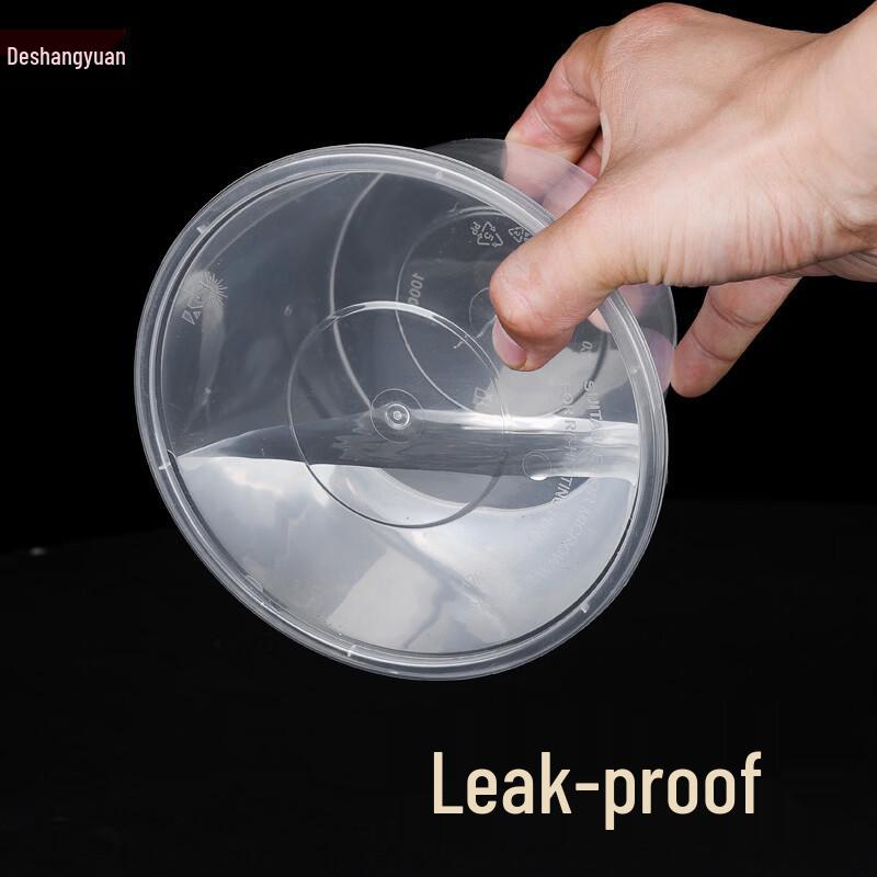 Disposable Transparent Round Meal Box