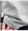 Women's Off-Shoulder Black Cotton Long-Sleeve T-Shirt, 2025 Spring/Autumn/Winter Collection
