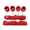 Restraint Set BDSM Bondage Handcuffs & Ankle Cuffs Slave On The Bed Open Leg Flirt Sex Toys For Women Couples Erotic No Vibrator