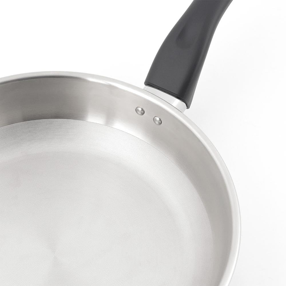Bestco Dot Rich Stainless Steel Frying Pan 3-Layer 26cm/Mirror ND-243