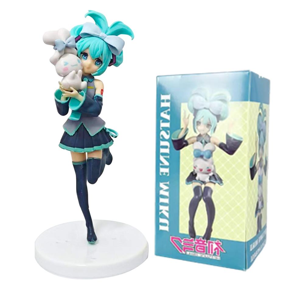 Anime Figures Hatsune Miku Devil Raccoon Demon Style/Cinnamoroll Style/kuromi Style Action Figure Model Collection Toy Xmas Gift