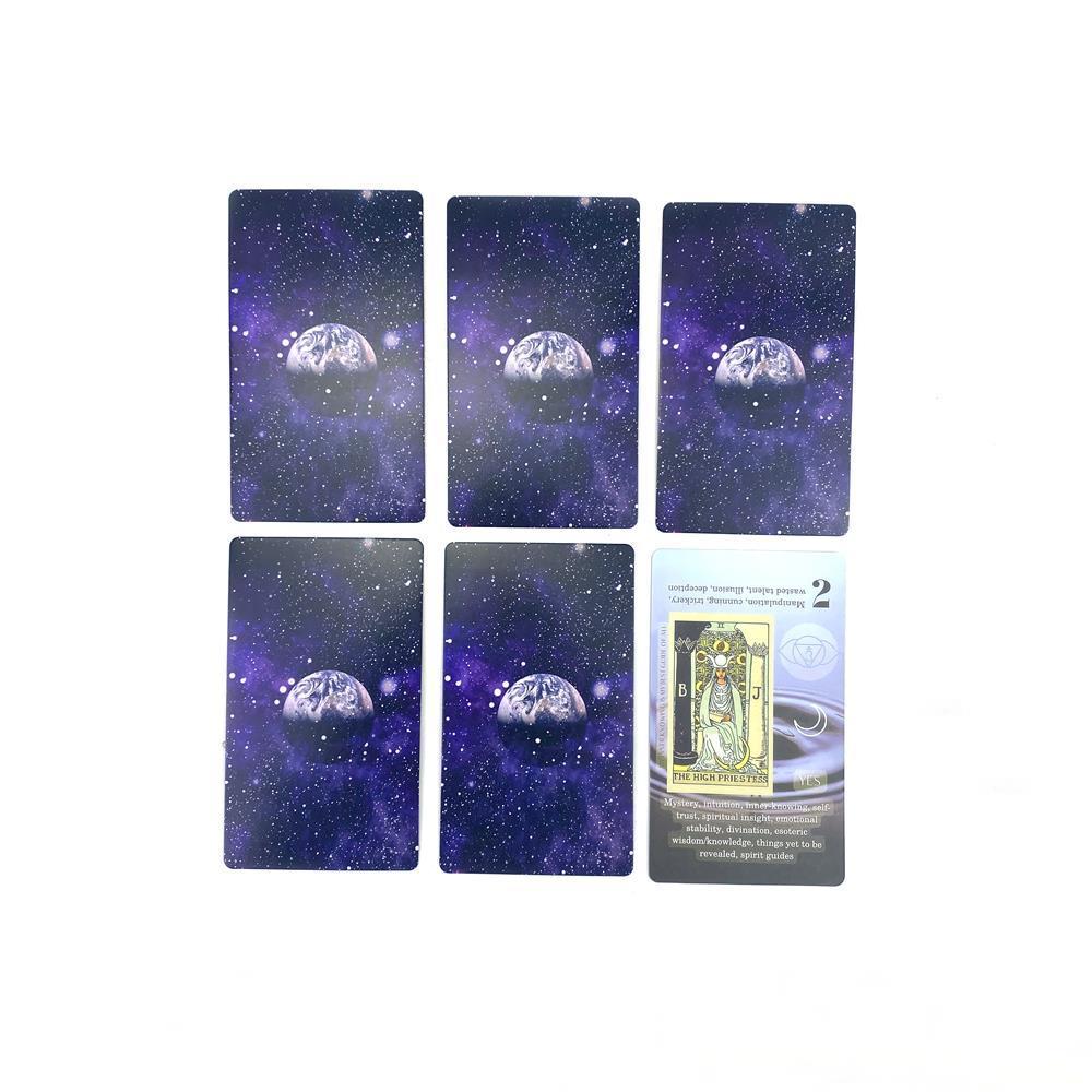 Tarot Card Deck For Beginners With 300g Copperboard And Laser Paper For Learning And Fortune Telling