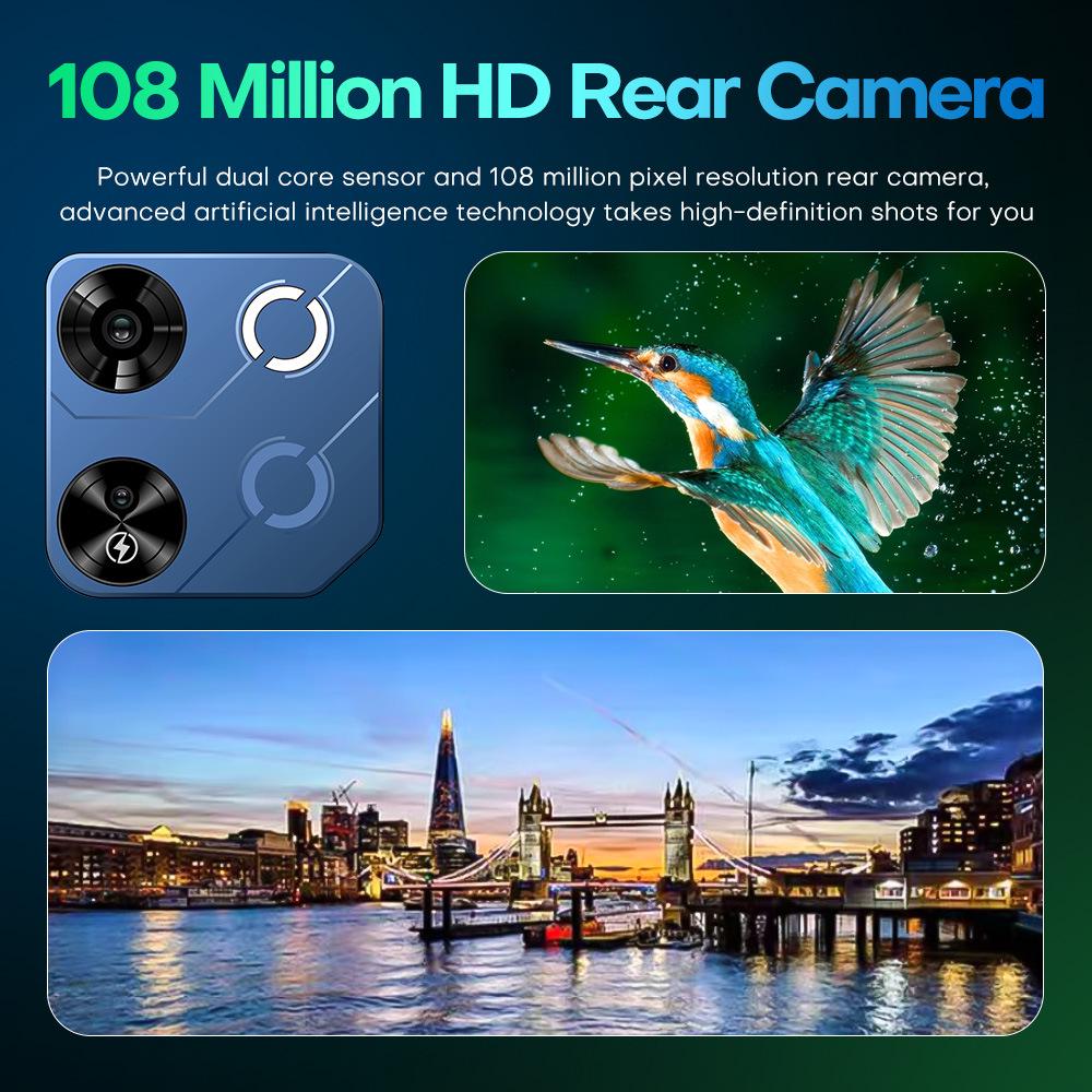 Pova7 Pro Phone: 16+1TB Memory, 7.3" HD Screen, Cross-Border Exclusive.