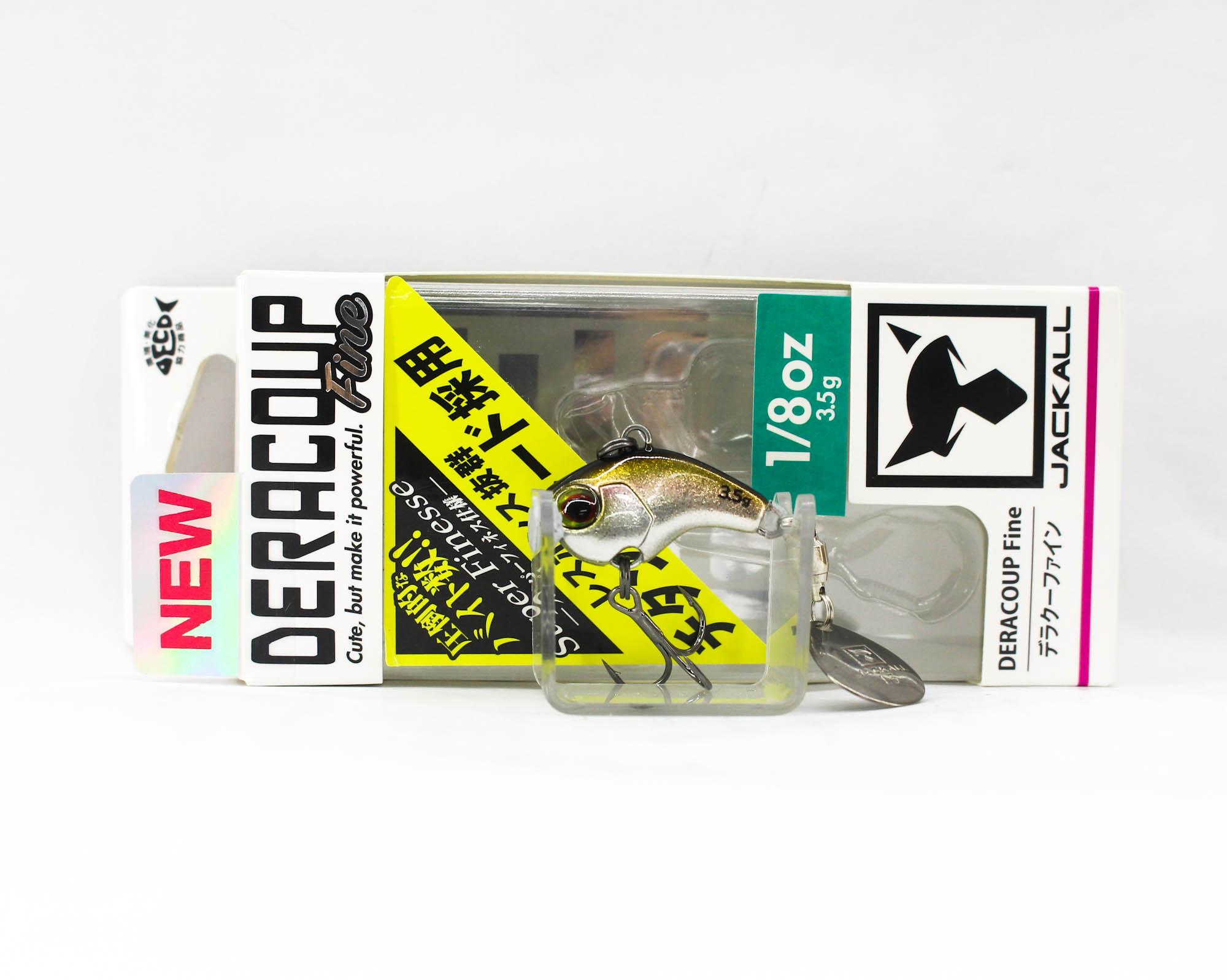 Jackall Deracoup Fine 1/8 унции Воблер-вертушка тонущий Серебристый Вакасаги (5010)